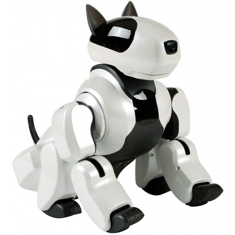 White Genibo SD Robotic Dog Artificial Intelligence Pet Robot